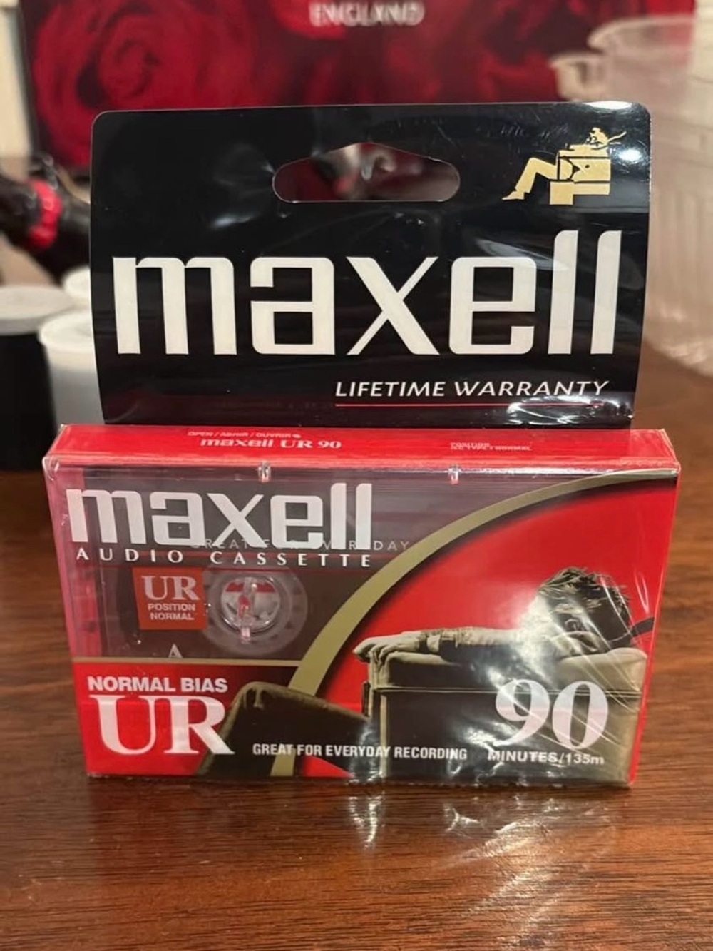 Vintage blank cassette tape